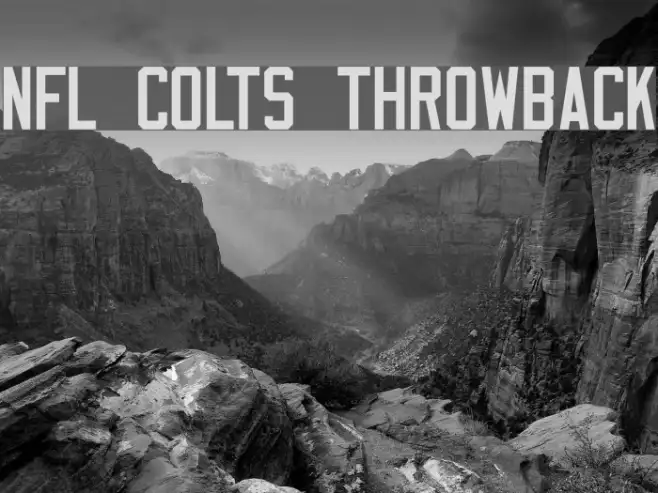 NFL Colts Throwback Example 3
