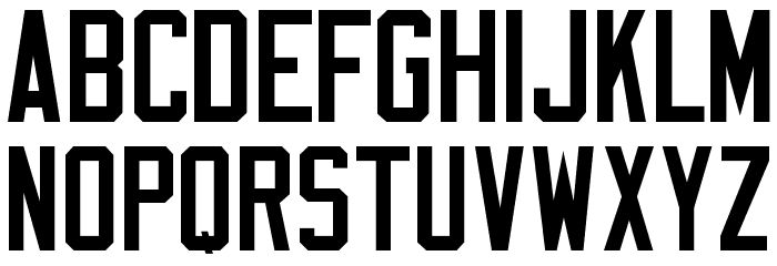 NFL Colts Throwback Font LOWERCASE
