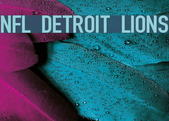 Detroit Lions Font - Fonts Hut