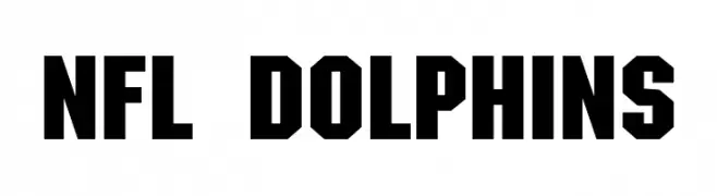 NFL Dolphins  नि: शुल्क फ़ॉन्ट्स डाउनलोड