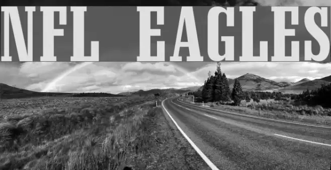 NFL Eagles Font examples