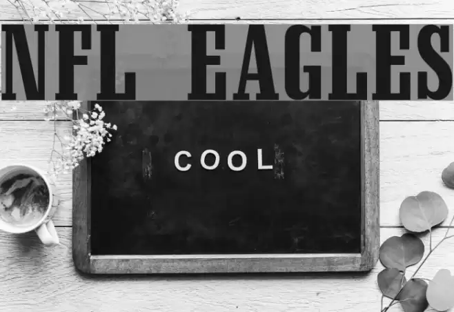 NFL Eagles Font examples