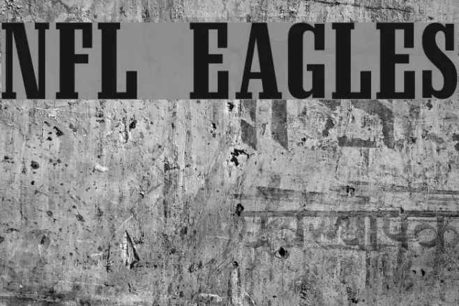 NFL Eagles Font examples