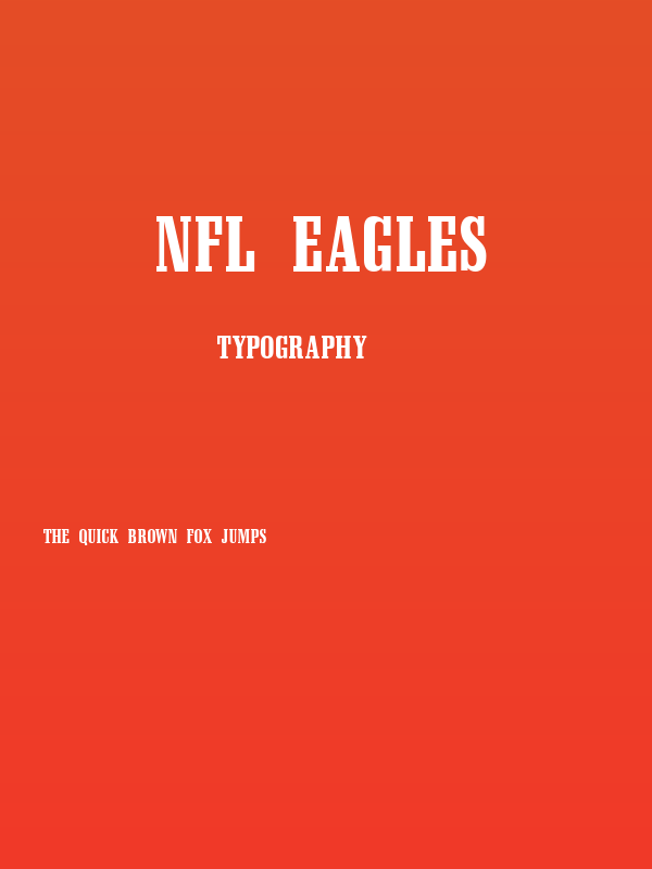 NFL Eagles Poster