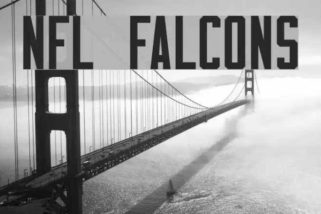 NFL Falcons Font examples