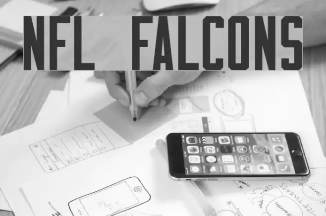 NFL Falcons Font examples