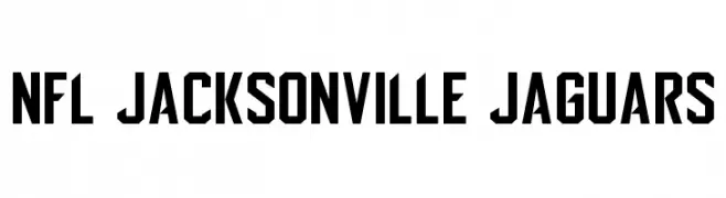 NFL Jacksonville Jaguars  नि: शुल्क फ़ॉन्ट्स डाउनलोड