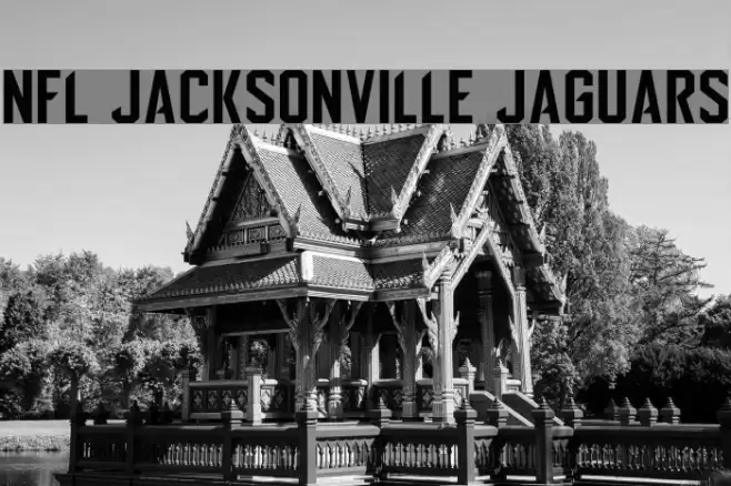 NFL Jacksonville Jaguars Font examples