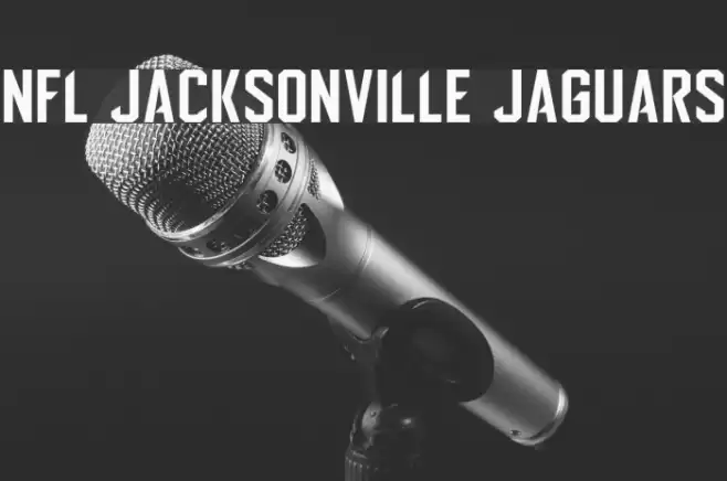 NFL Jacksonville Jaguars Font examples