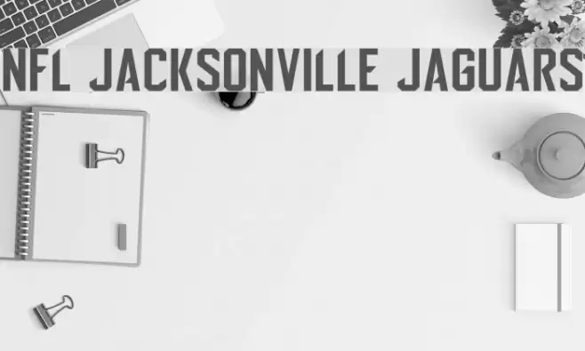 NFL Jacksonville Jaguars Font examples