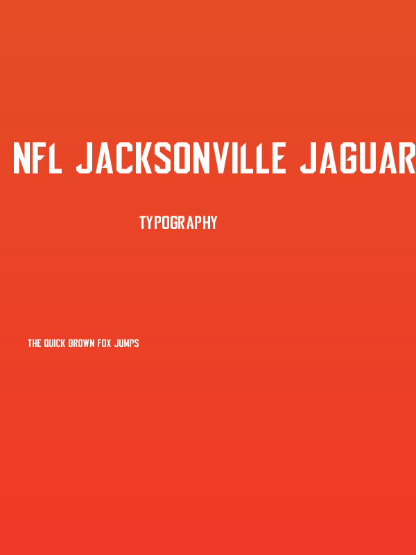 NFL Jacksonville Jaguars Poster