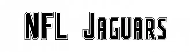 NFL Jaguars  Frei Schriftart Herunterladen