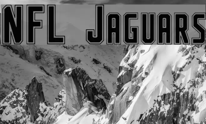 NFL Jaguars Font examples