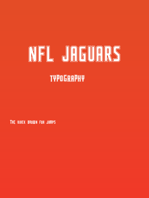 NFL Jaguars Poster