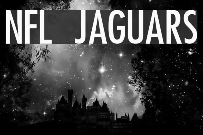 NFL Jaguars 字体 examples