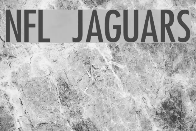NFL Jaguars 字体 examples