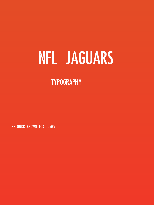 NFL Jaguars Poster