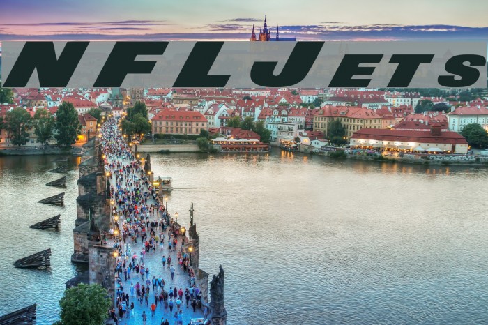 NFL Jets Font examples