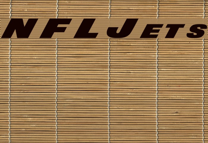 NFL Jets Font examples