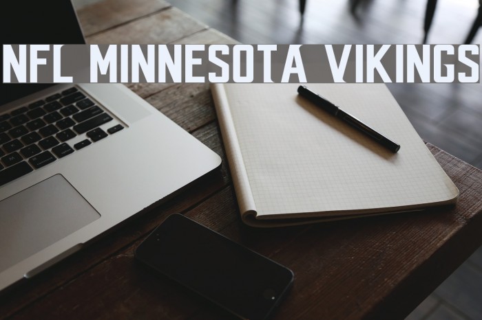 NFL Minnesota Vikings Font - Fonts Hut