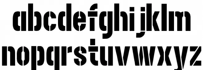 NFL Packers Font LOWERCASE