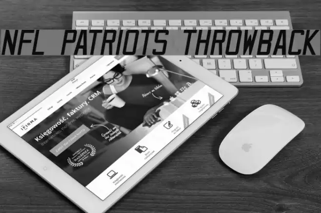 NFL Patriots Throwback Font examples