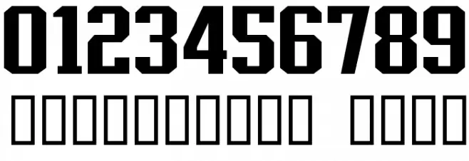 NFL Patriots Шрифта ДРУГИЕ символов