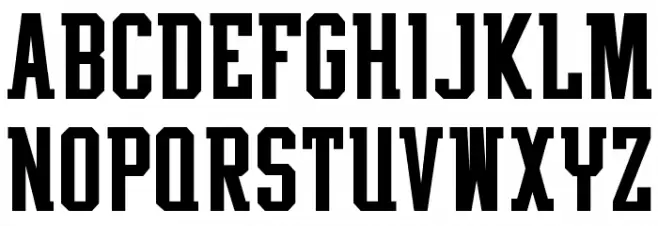 NFL Patriots Шрифта ВЕРХНИЙ