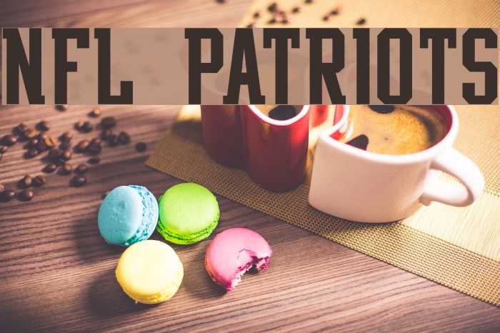 NFL Patriots Шрифта examples