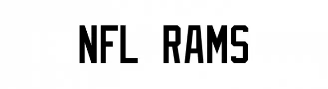NFL Rams  免费字体下载