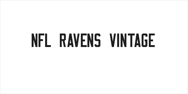 NFL Ravens Vintage Logo
