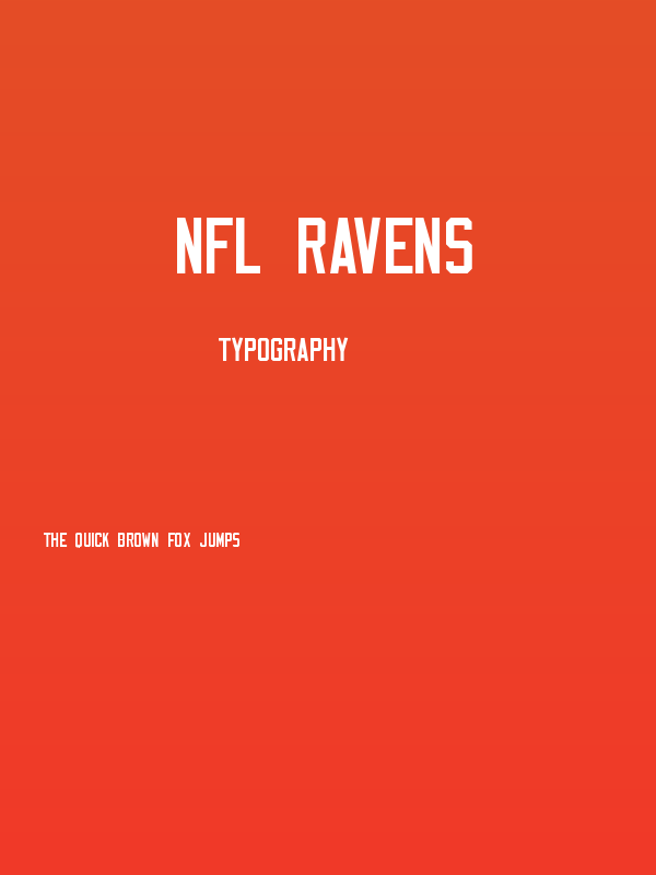 NFL Ravens Poster