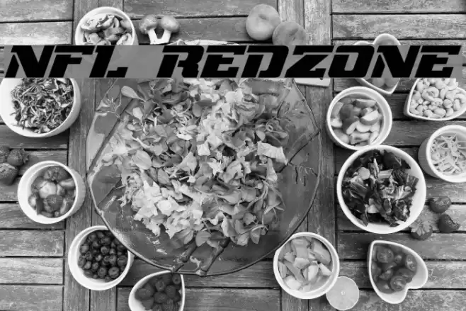 NFL RedZone フォント examples
