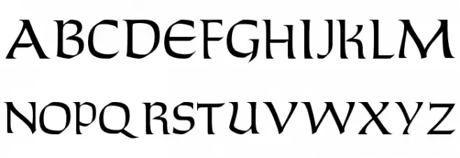 NFL Saints Font Litere mici