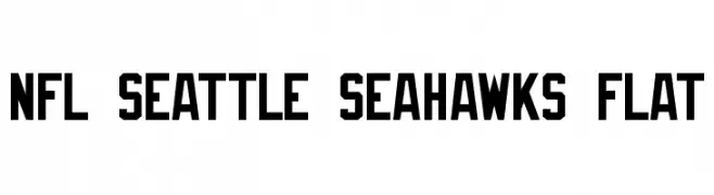 NFL Seattle Seahawks Flat  免费字体下载