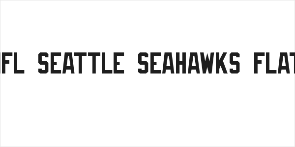 NFL Seattle Seahawks Flat Logo