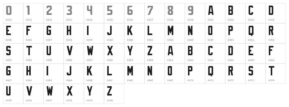 NFL Seattle Seahawks Pattern Character Map