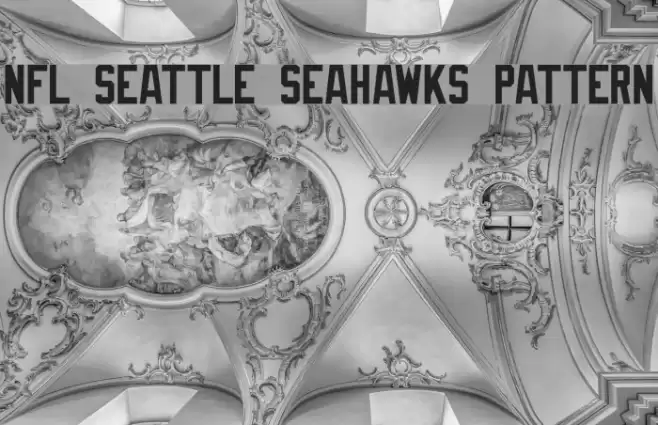 NFL Seattle Seahawks Pattern Schriftart examples