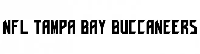 NFL Tampa Bay Buccaneers  Descarca Fonturi Gratis