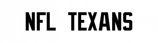 NFL Texans  Скачать бесплатные шрифты