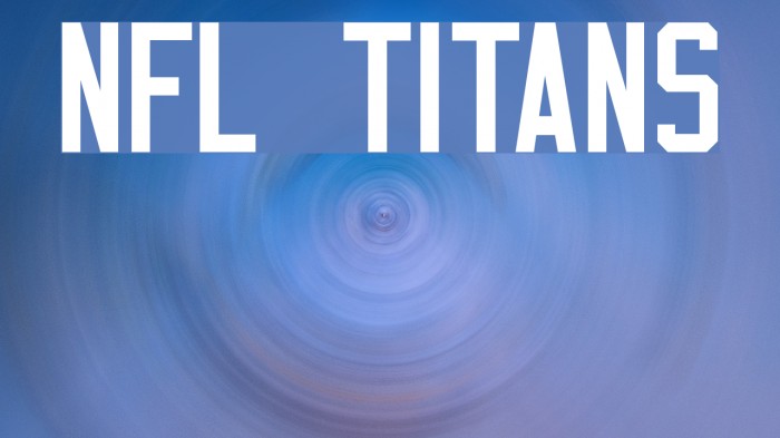 NFL Titans Font  Download for Free 