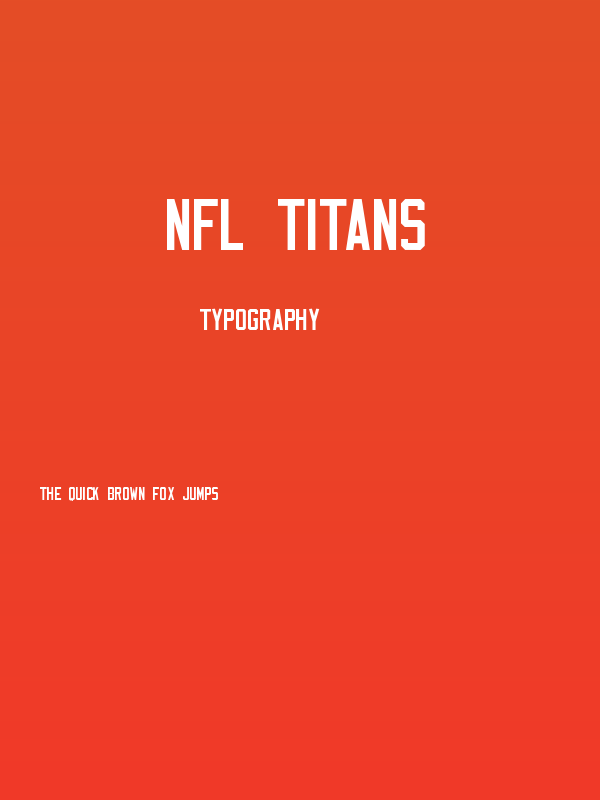 NFL Titans Poster
