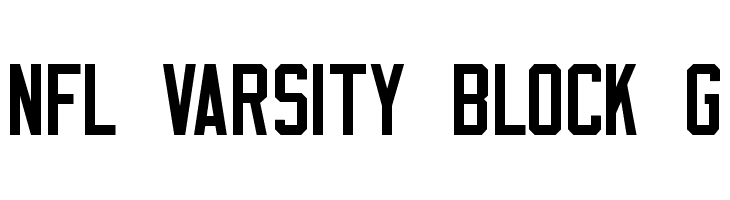 NFL Varsity Block G  Descarca Fonturi Gratis