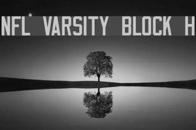 NFL Varsity Block H Example 1