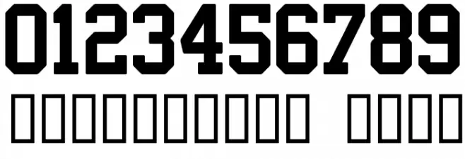 NFL Vikings Font OTHER CHARS