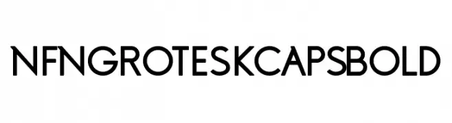 NFNGroteskCapsBold  Frei Schriftart Herunterladen