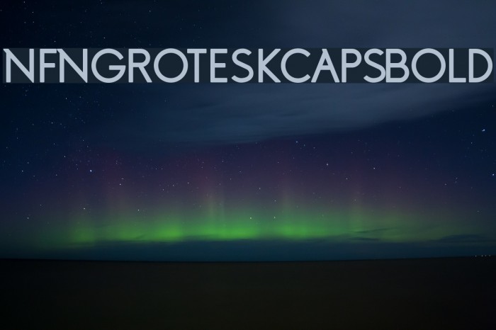 NFNGroteskCapsBold Шрифта examples