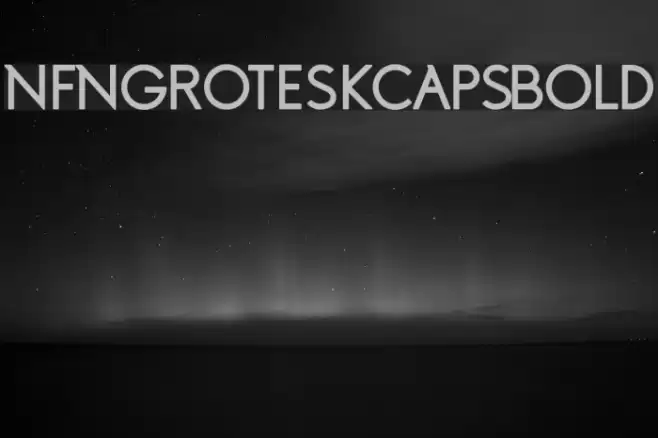 NFNGroteskCapsBold Font examples