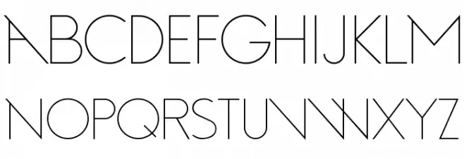 NFNGroteskCapsLight Caratteri MAIUSCOLE