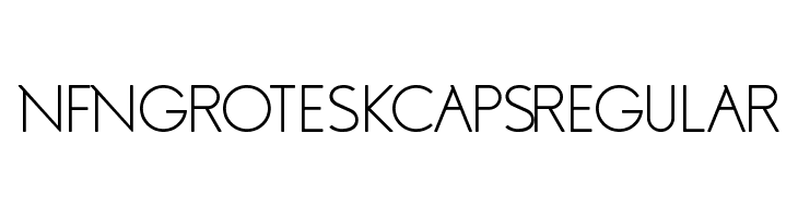 NFNGroteskCapsRegular Шрифта